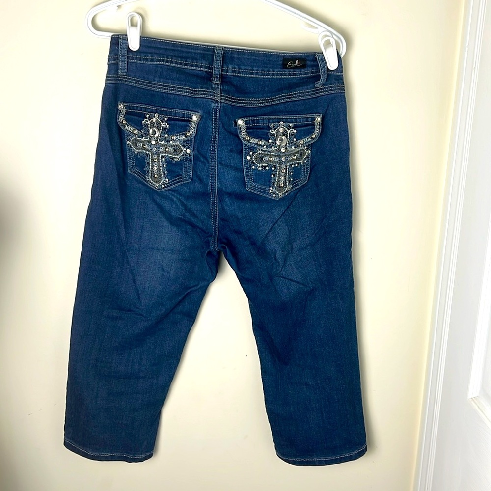 Earl Jeans Denim Capris Size 8